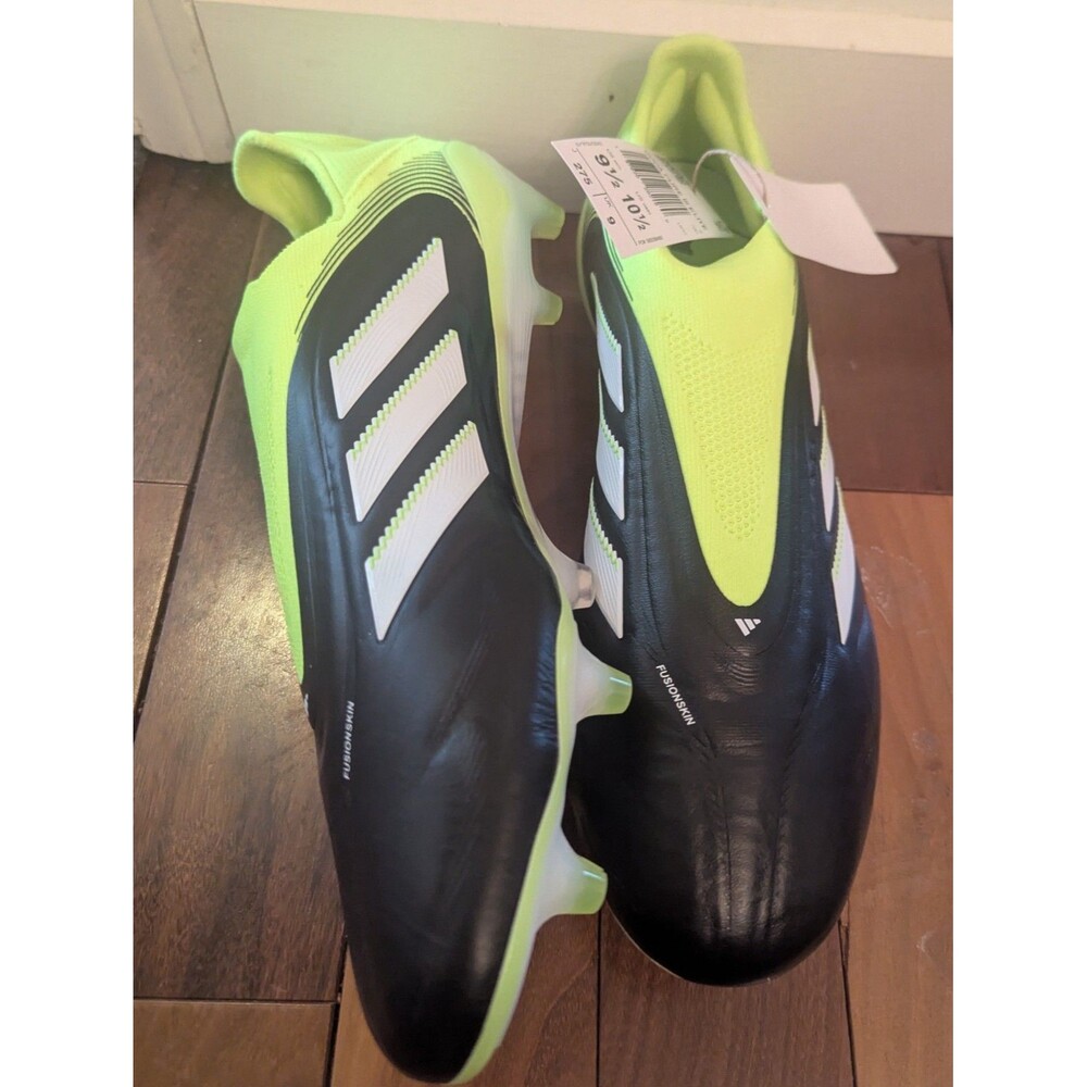 Adidas Copa Pure 3 Elite LL FG Laceless Mens Soccer Cleats 9.5 Black NWT